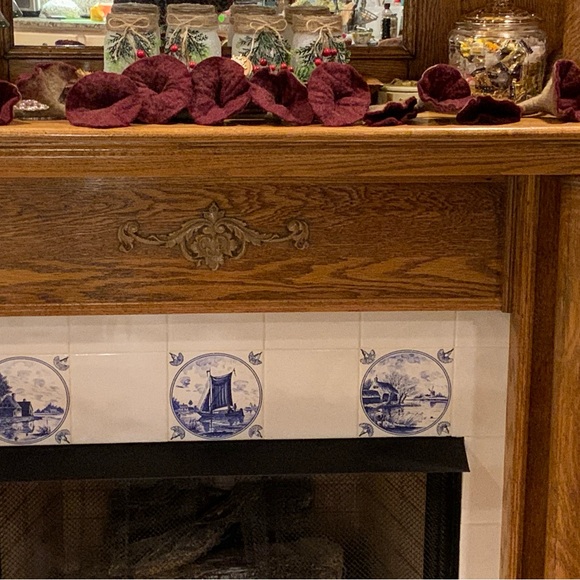 65” wool scarf/ accessory. Burgundy & taupe. Beautiful hand made piece. Perfect - Picture 8 of 8